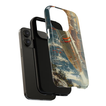 Futuristic Forest Voyage iPhone 14 - Tough+