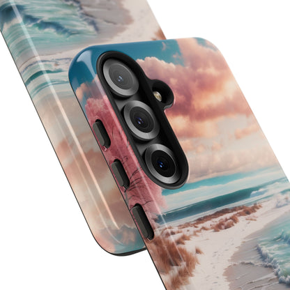 Pink Tree Breeze Samsung S25 Case - Tough
