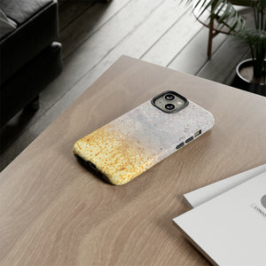 Gold Abstract - Protective Phone Case