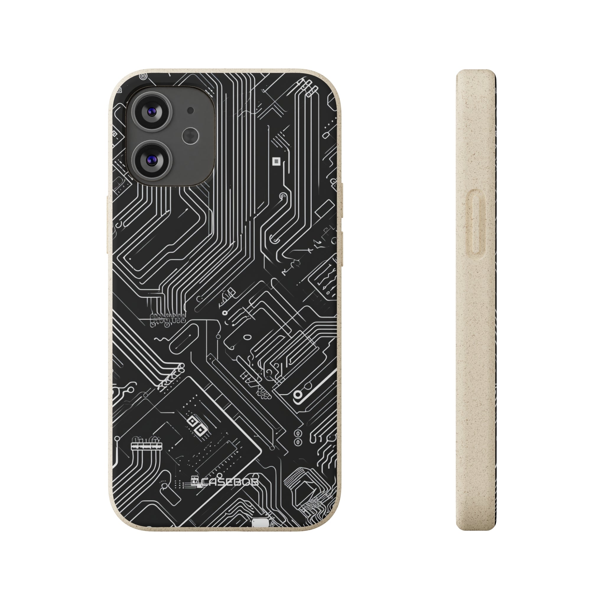 Cyber Circuitry Art | Biodegradable Phone Case