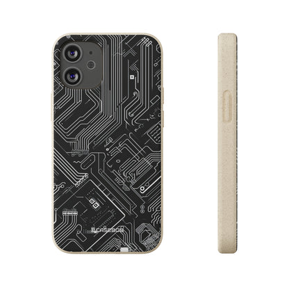 Cyber Circuitry Art | Biodegradable Phone Case