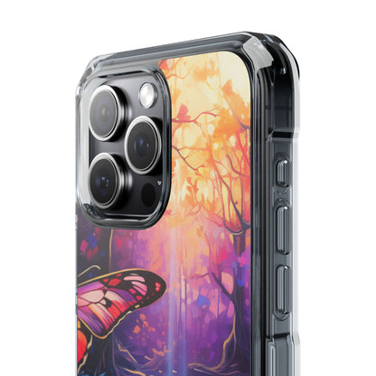 Enchanted Butterfly Forest iPhone Case - Impact