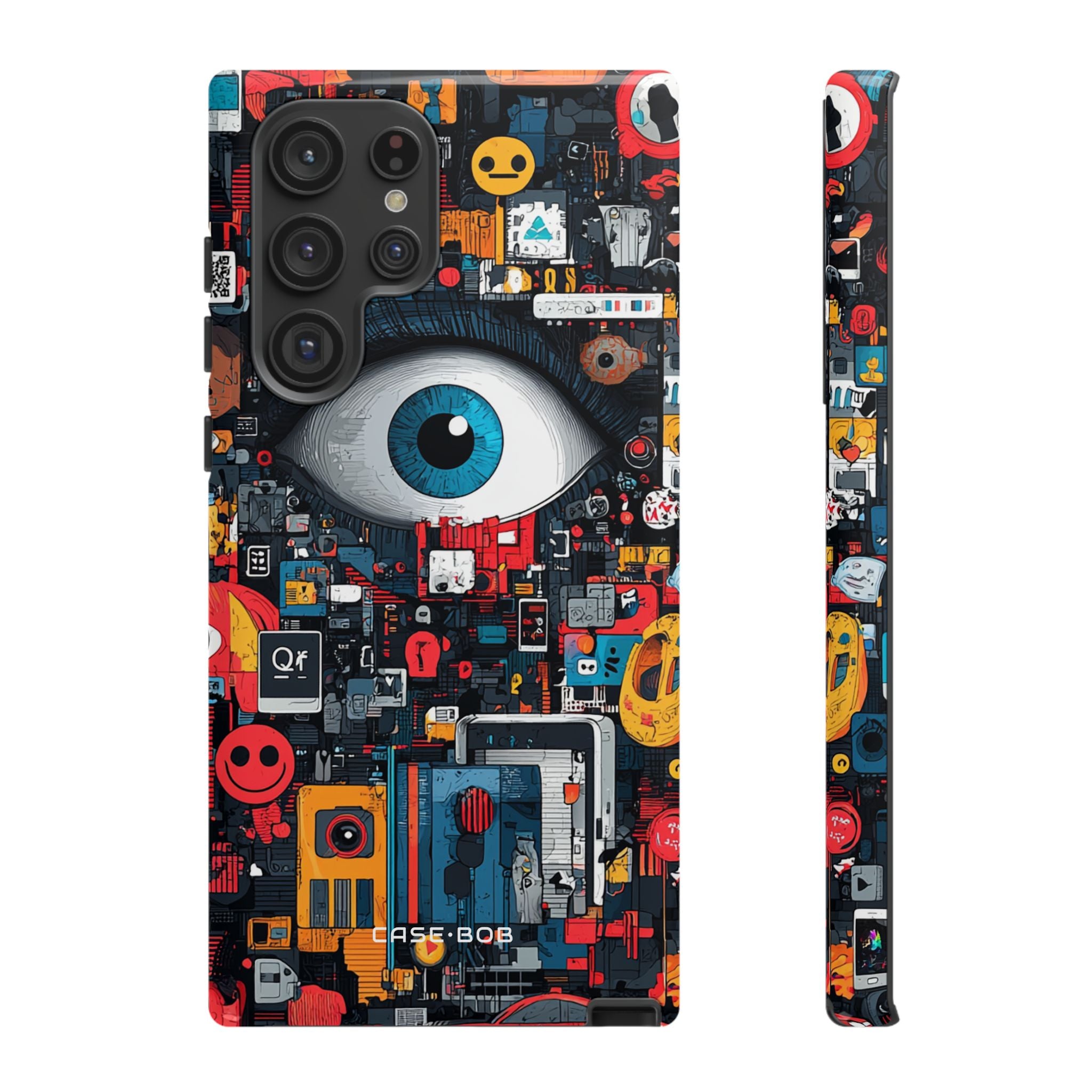 Digital Eye Blue Samsung S22 Ultra Case - Tough