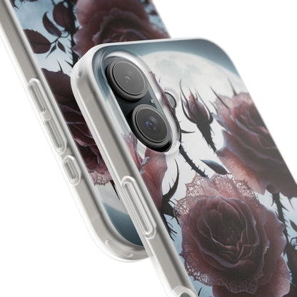 Luminous Rose Thorns iPhone 16 Case - Soft