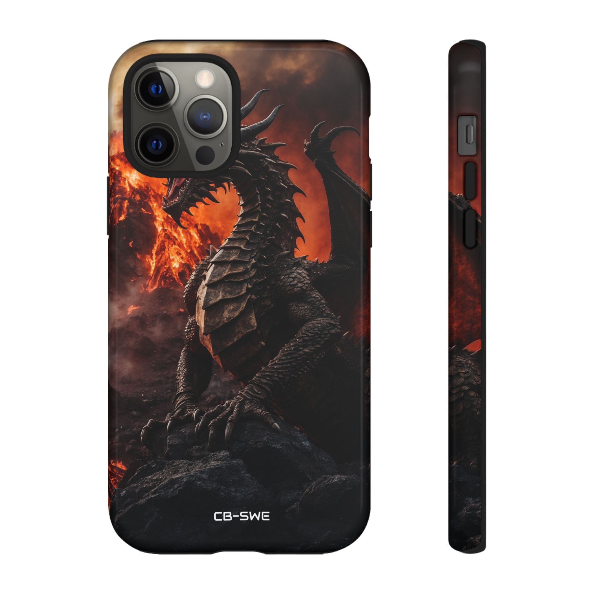 Fiery Dragon Soars - iPhone Case