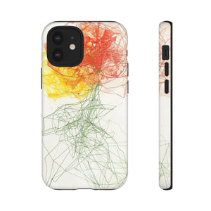 Fiery Blossom | Protective Phone Case for iPhone