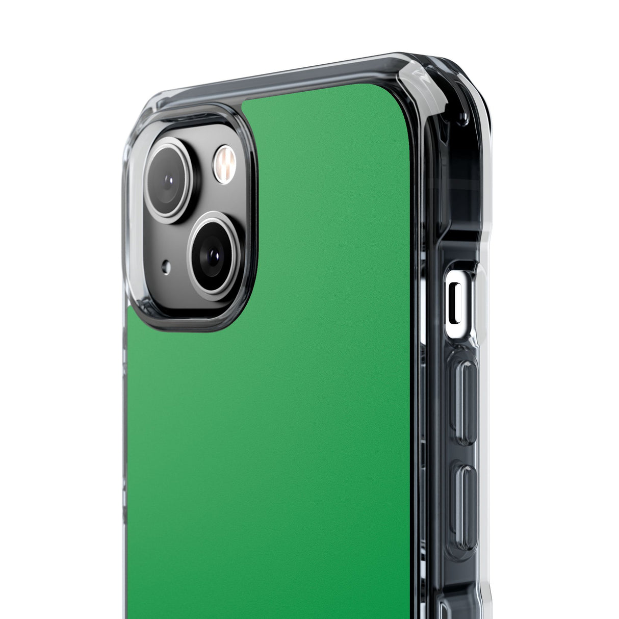 Pigment Green | Handyhülle für iPhone (Clear Impact Case - Magnetisch) 