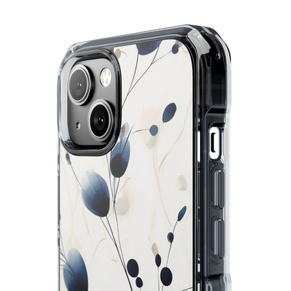 Floral Harmony Blue iPhone Case - Impact