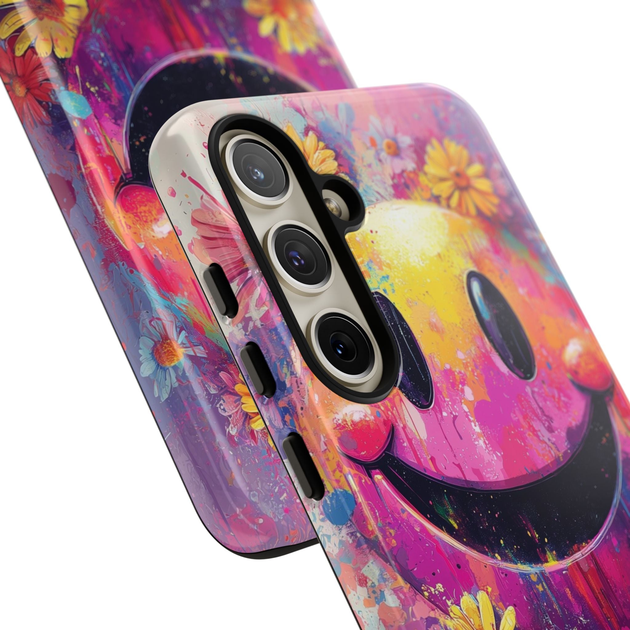 Smiley Bloom Samsung S24 Plus Case - Tough