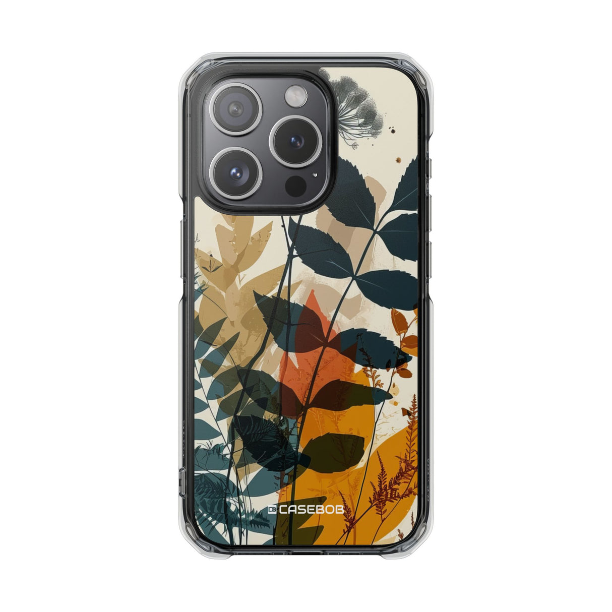 Botanical Serenity - Phone Case for iPhone (Clear Impact - Magnetic)