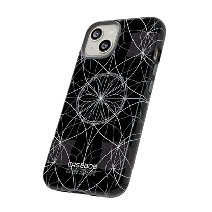 Symmetric Line Bloom iPhone 14 - Tough