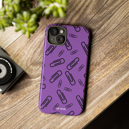 Paperclips Dance Playfully - iPhone Case