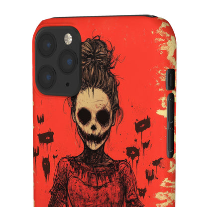 Haunting Scarlet Descent iPhone 11 - Slim Phone Case