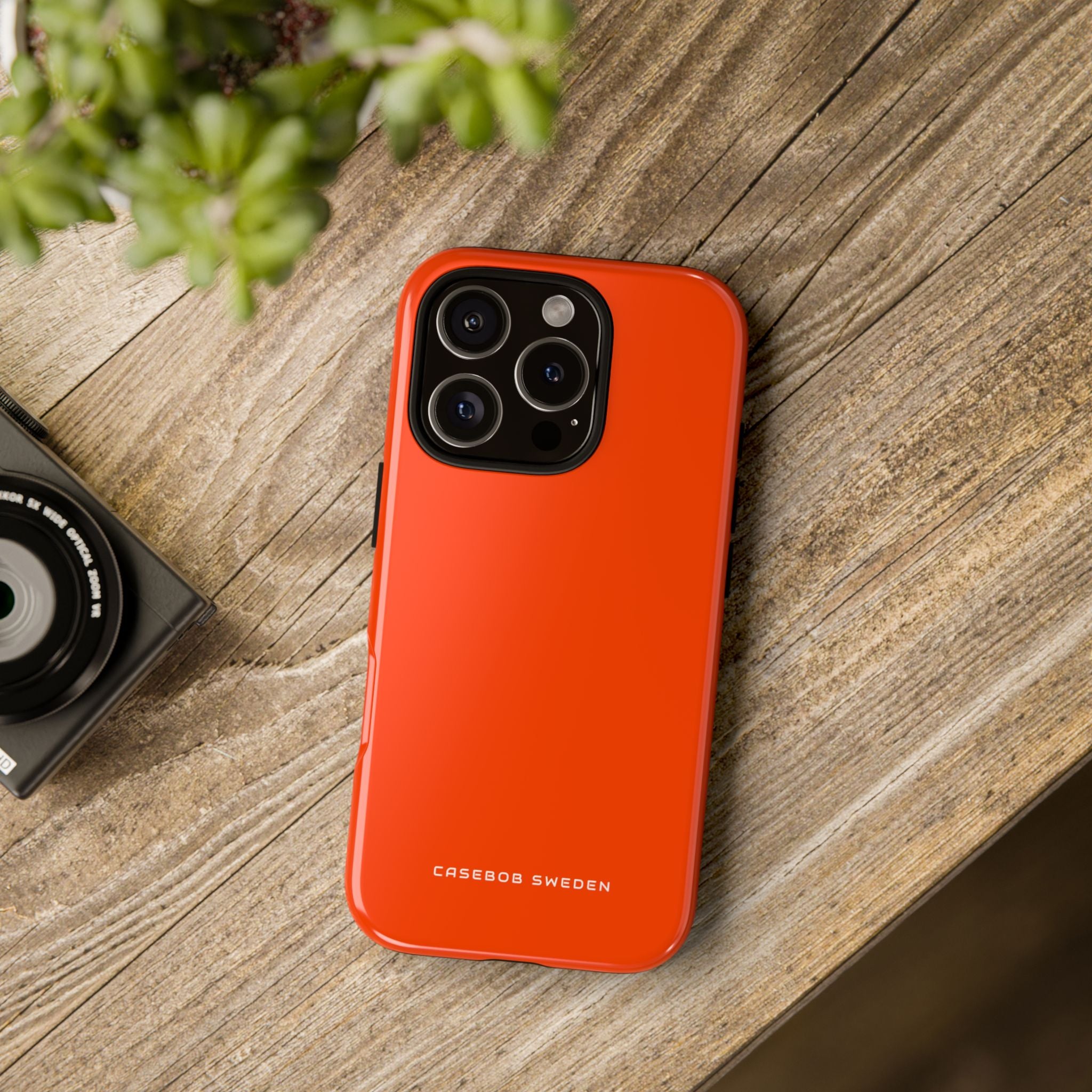 Orange Red iPhone 16 - Tough Phone Case