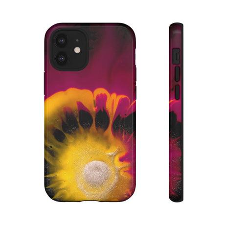 Deep Purple Ink Art iPhone Case (Protective) iPhone 12 Mini Glossy Phone Case