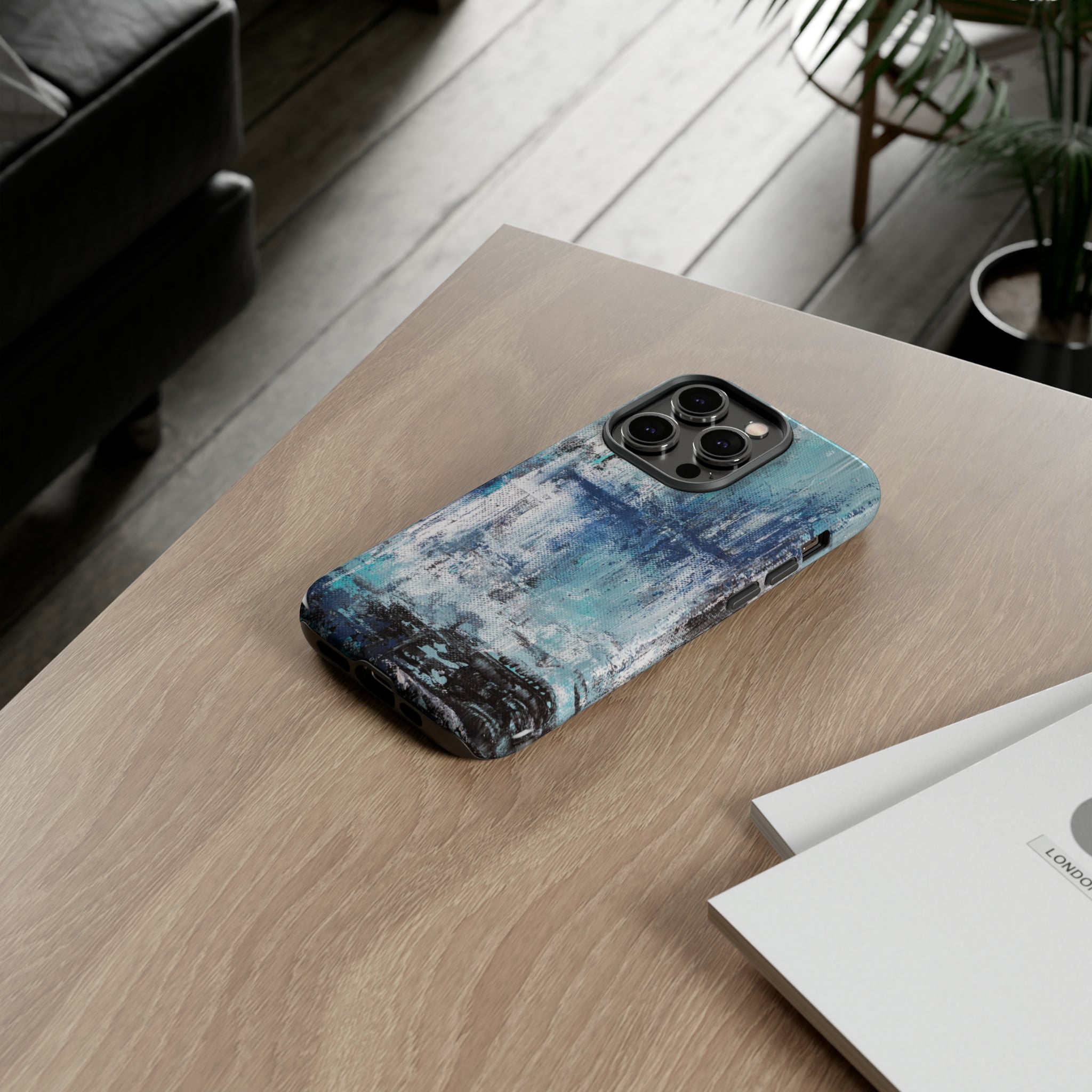 Blue Acrylic - Protective Phone Case