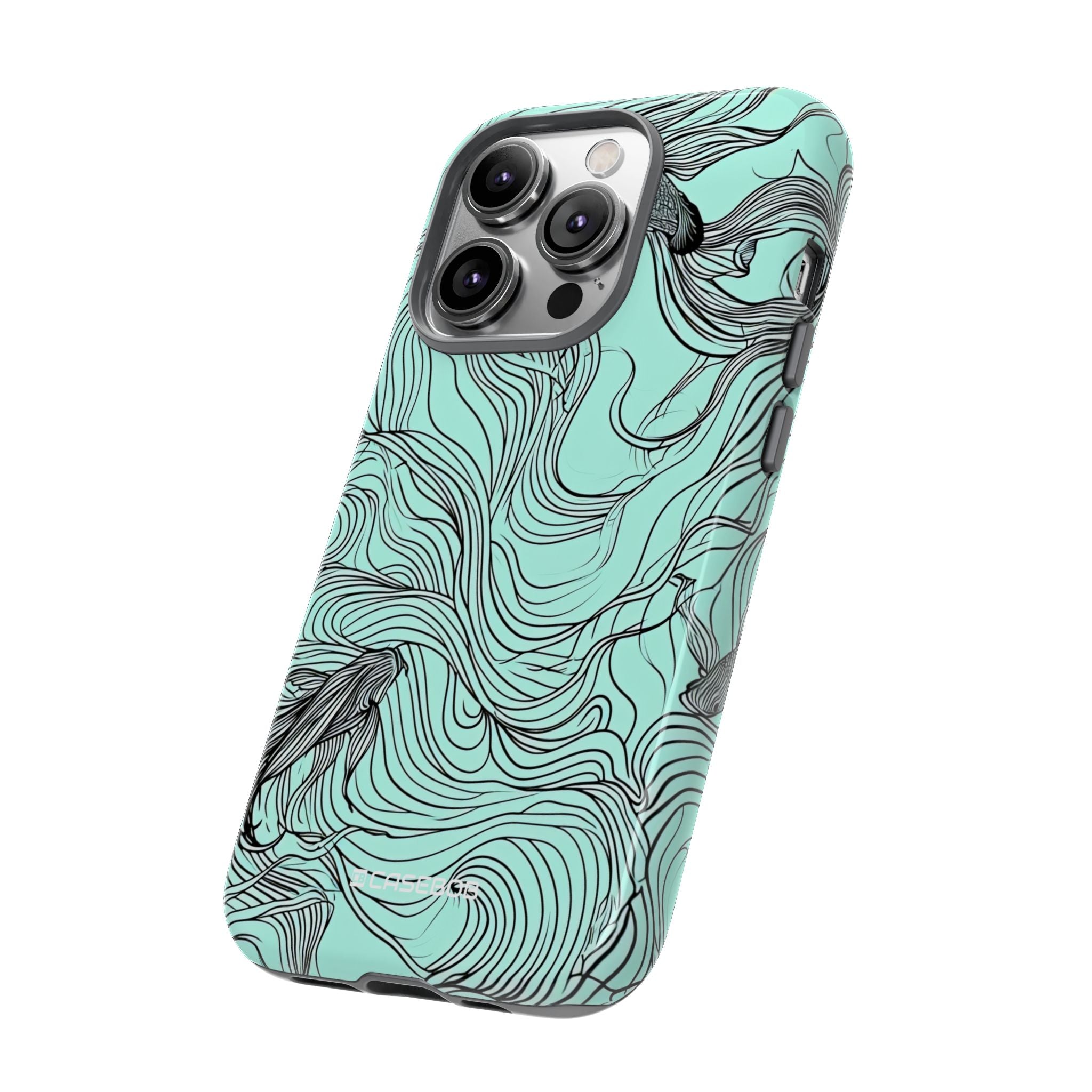 Aqua Serenity | Protective Phone Case for iPhone