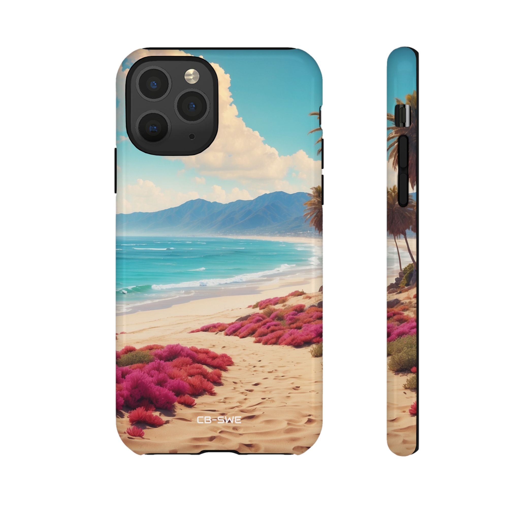 Footprints Trace Sand - iPhone Case