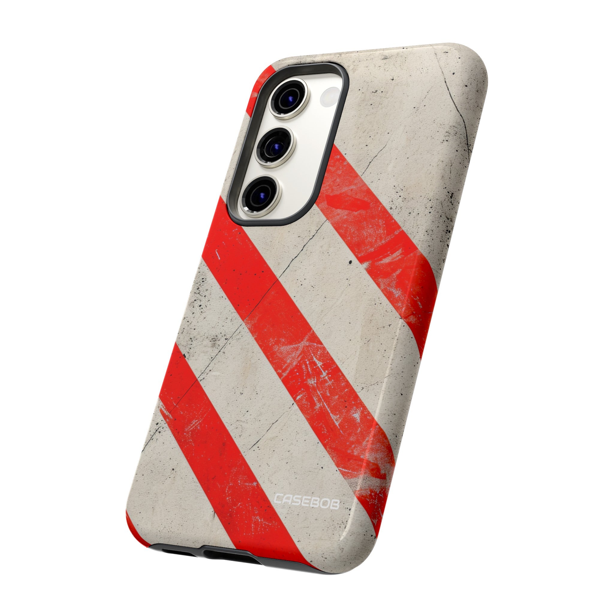 Crimson Line Minimalism - Protective Phone Case