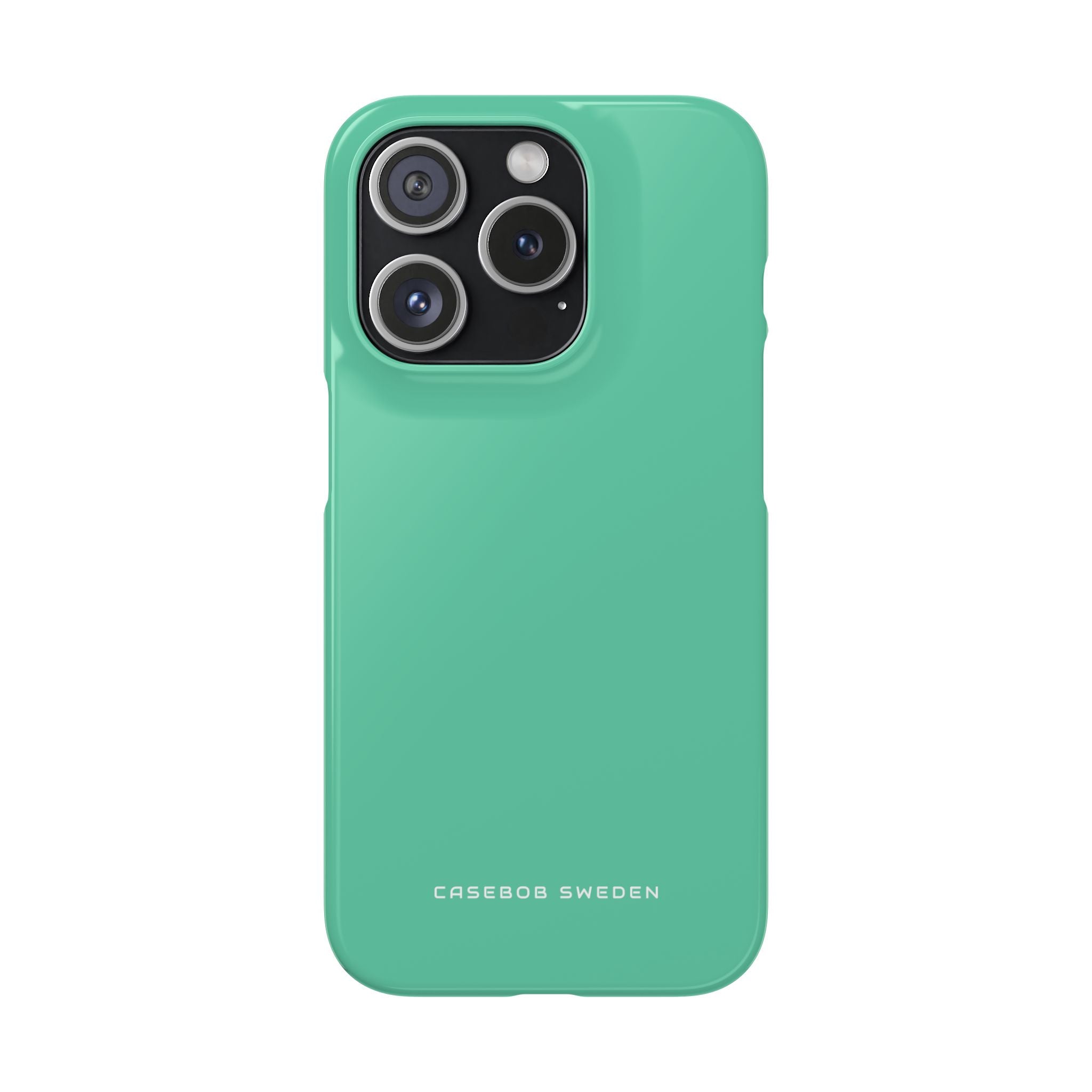 Medium Aquamarine iPhone 15 - Slim Phone Case