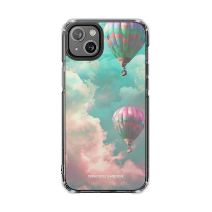 Pastel Balloon Adventure - Clear Impact iPhone 14 Phone Case