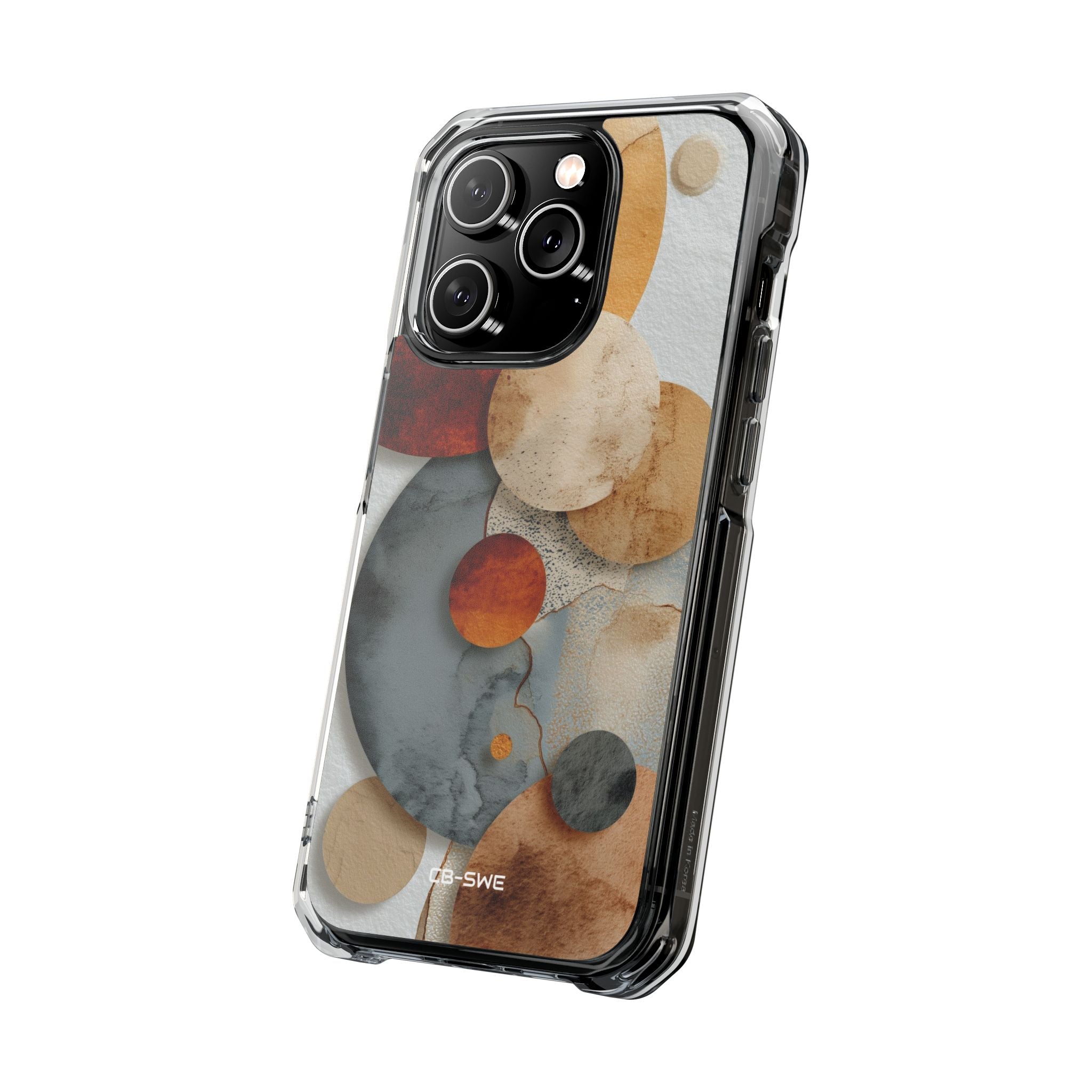 Circles Embrace Warmth iPhone Case - Impact