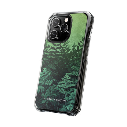 Gradient Fernscape Lush iPhone 14 - Clear Impact Phone Case