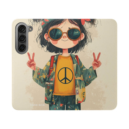 Peace Pigtails - Samsung S23 Case - Wallet