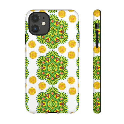 Lime Mandela - Protective Phone Case