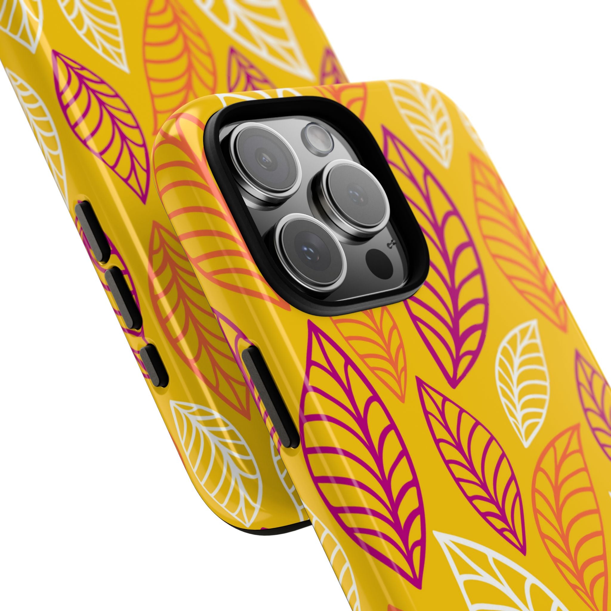 Vibrant Leaf Symphony - iPhone Case