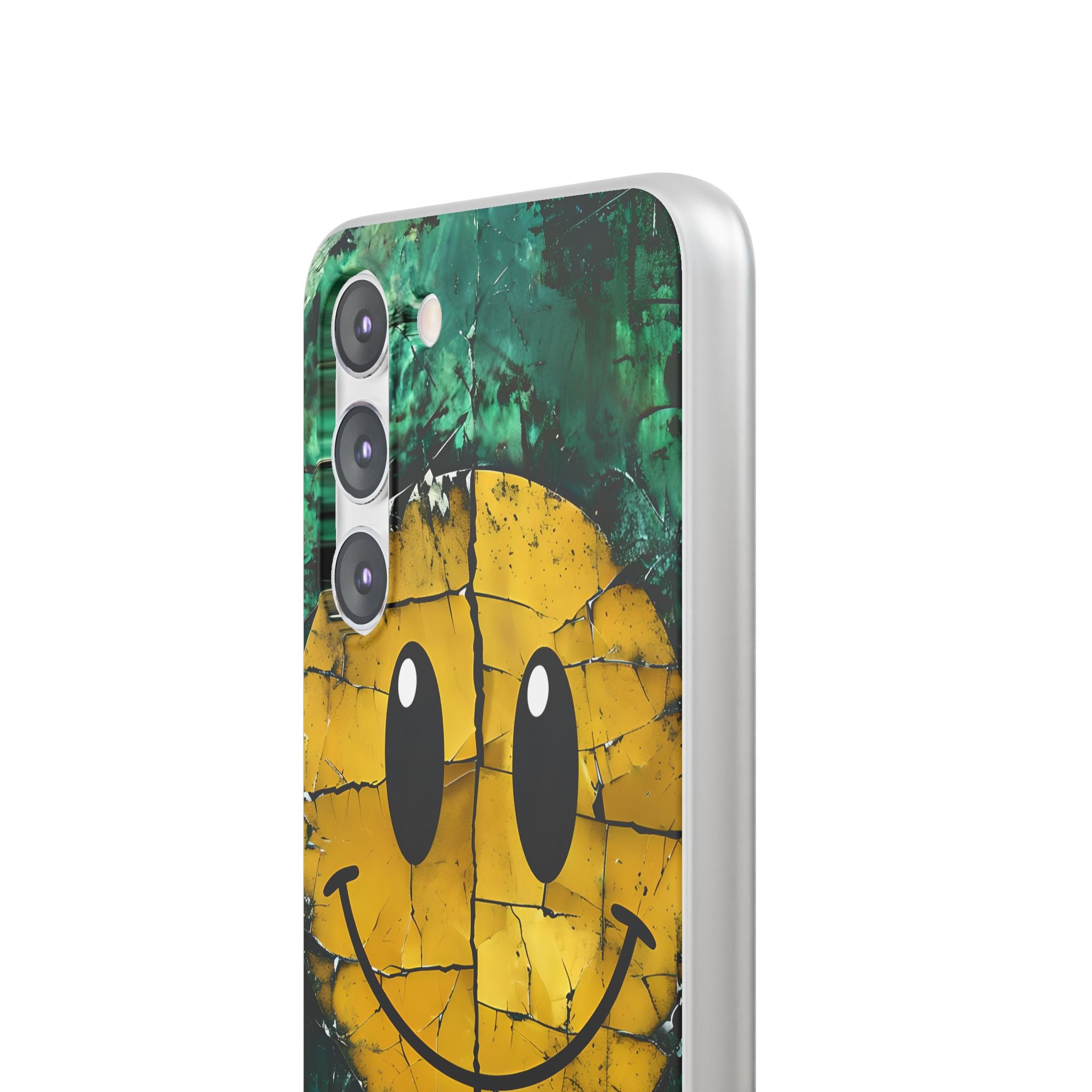 Cracked Smiley Samsung S23 Plus Case - Soft