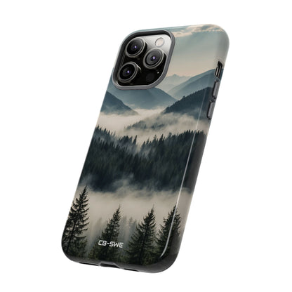 Misty Forest Embrace - iPhone Case