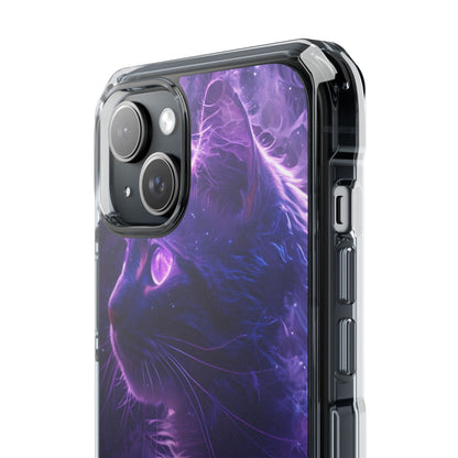 Mystical Starlit Cat iPhone Case - Impact