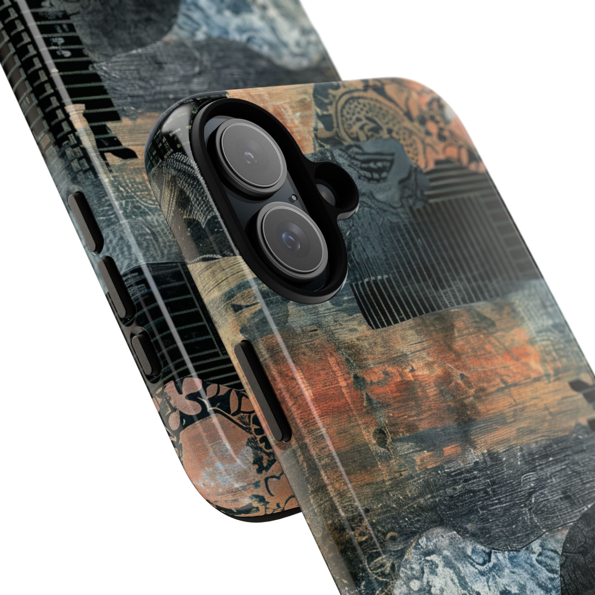 Rust Bloom Tangle iPhone 16 - Tough