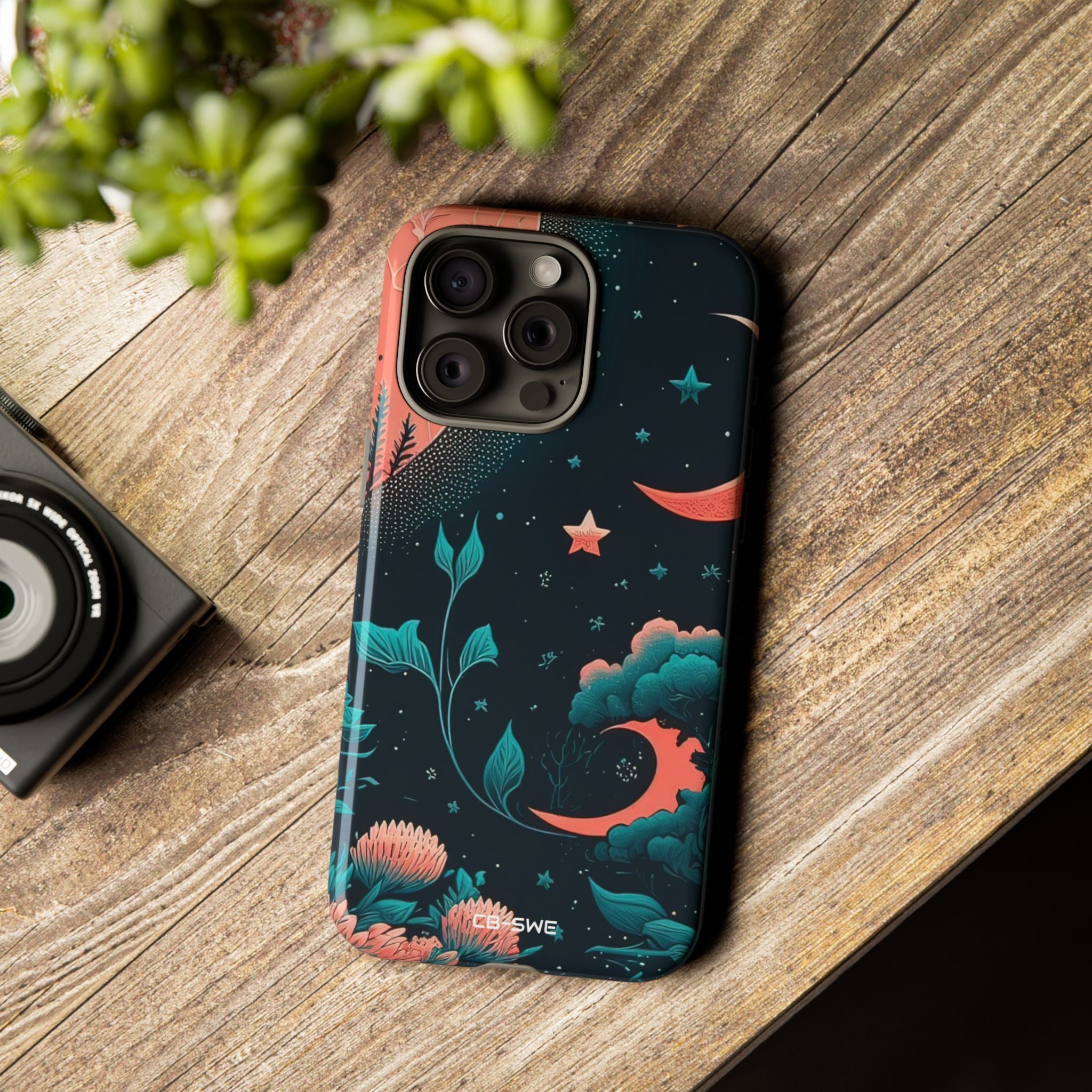 Cosmic Floral Dreams - iPhone Case