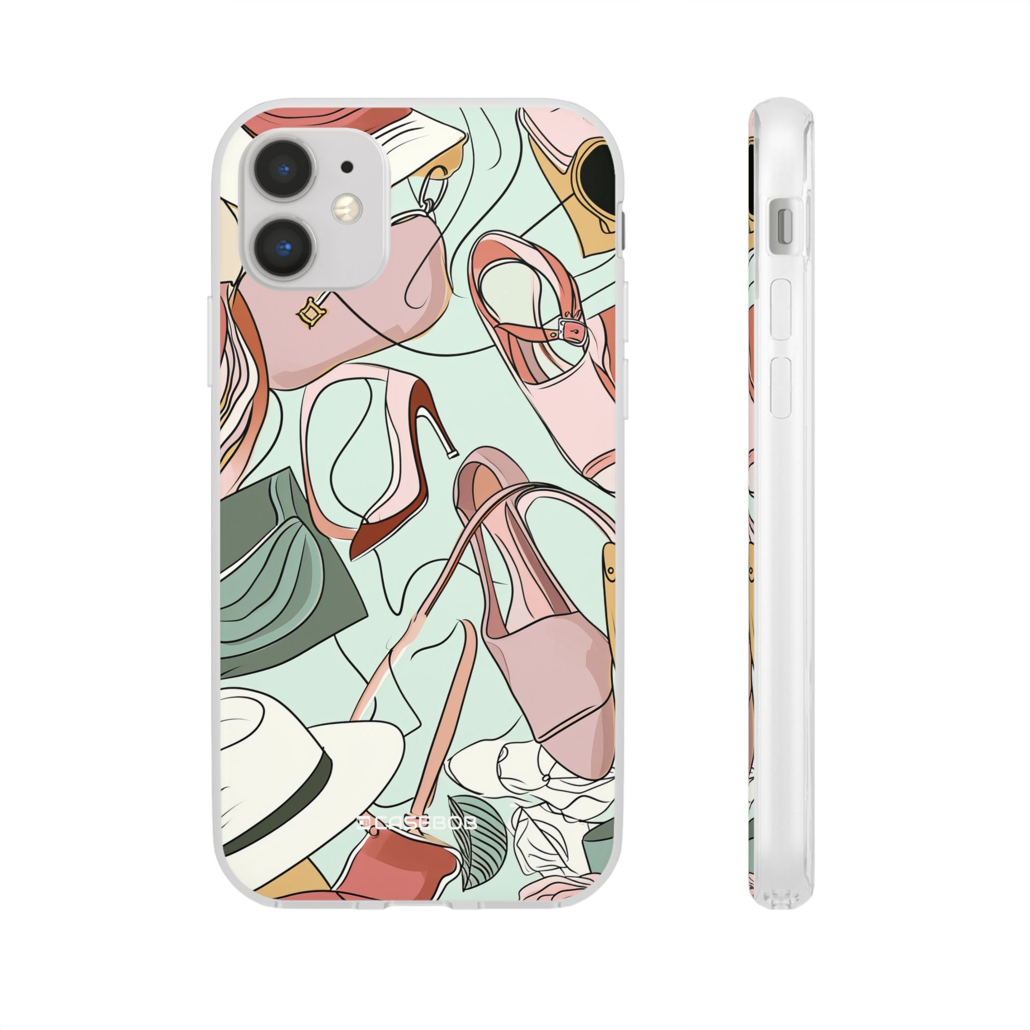 Pastel Elegance | Flexible Phone Case for iPhone