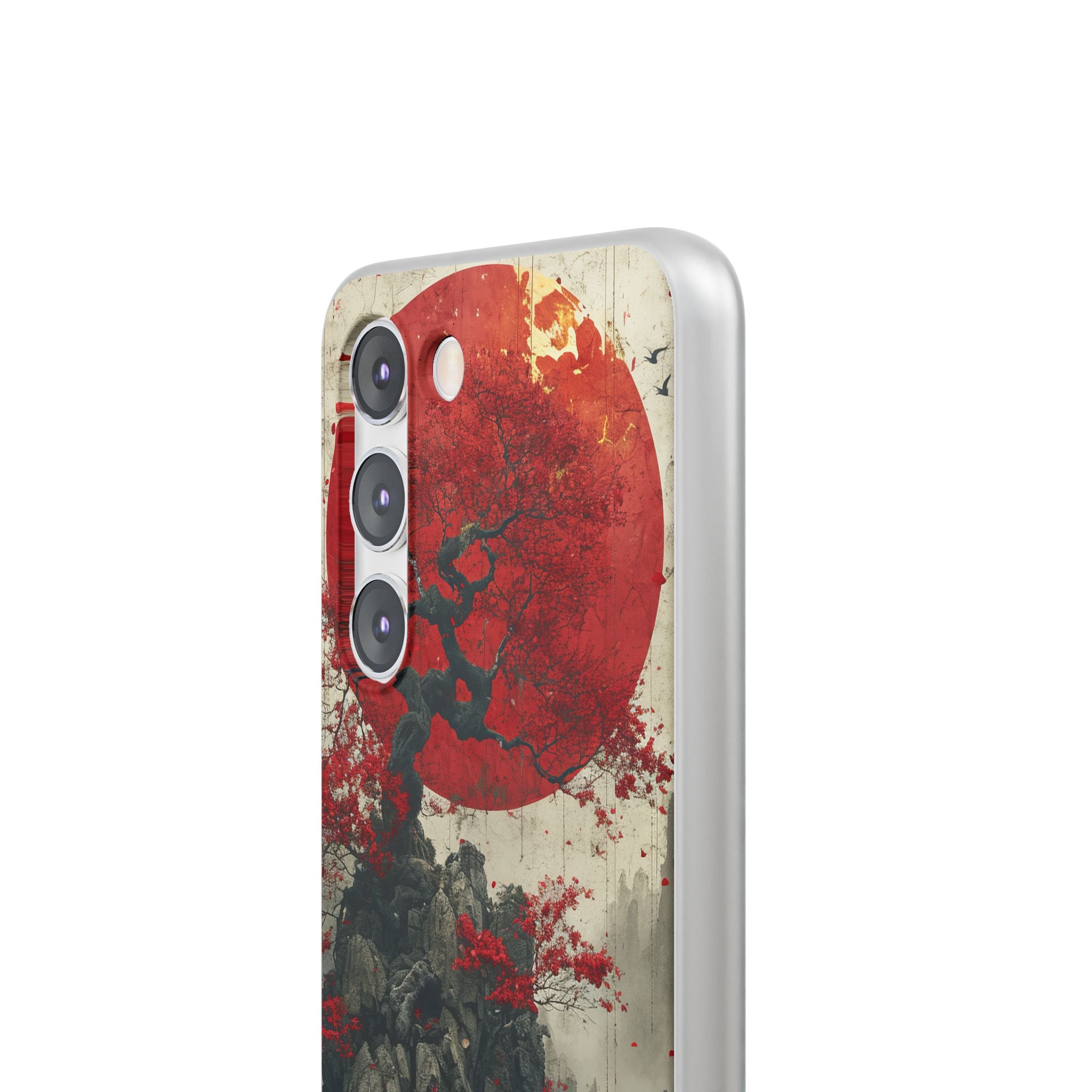 Zen Serenity in Red Harmony Samsung S23 - Flexi Phone Case