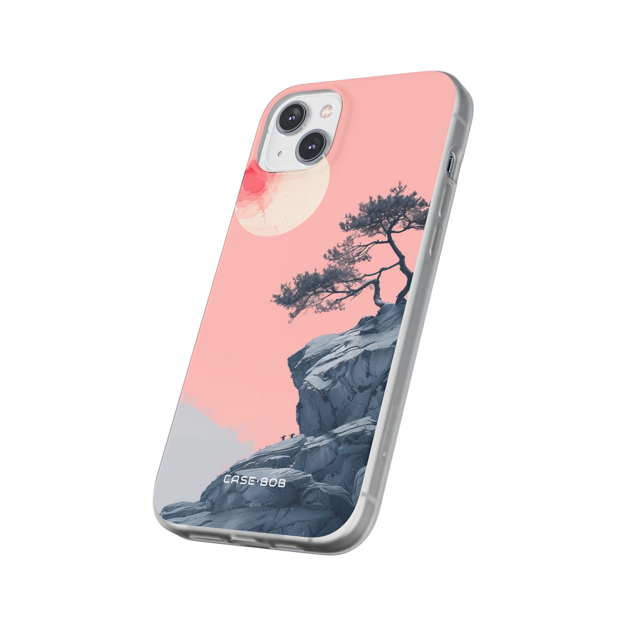 Crimson Moon Tree iPhone 14 Plus Case - Soft