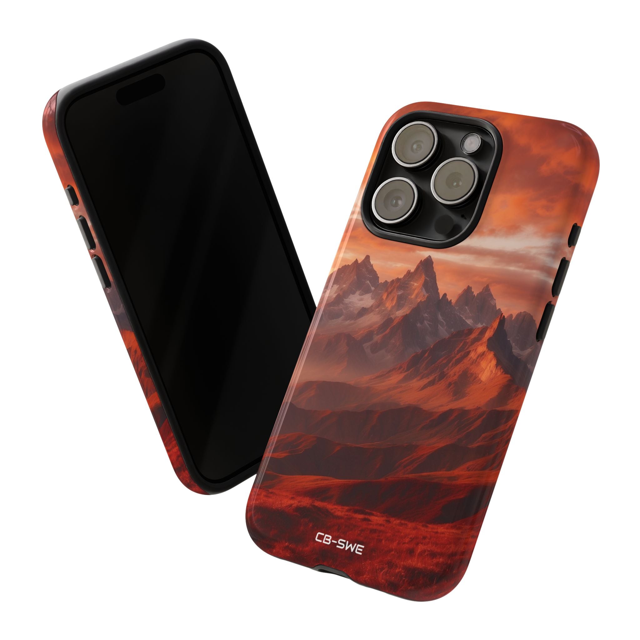 Mountain Peaks Glowing - iPhone Case