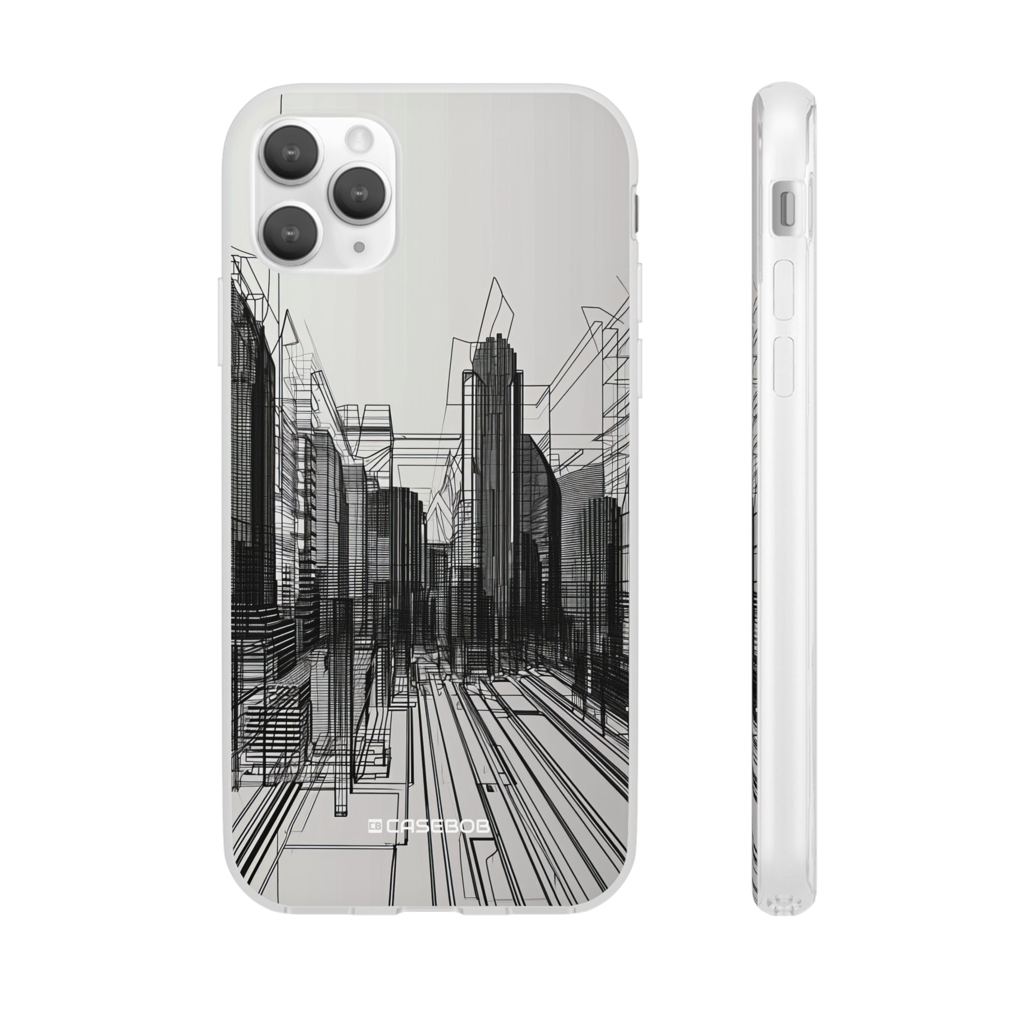 Urban Wireframe | Flexible Phone Case for iPhone