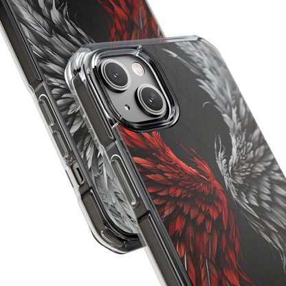 Crimson White Wings iPhone 14 Plus Case - Impact