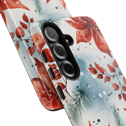 Poinsettias Bloom Bright - Samsung Case