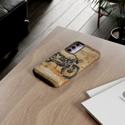 Vintage Motorcycle Collage - Samsung Case