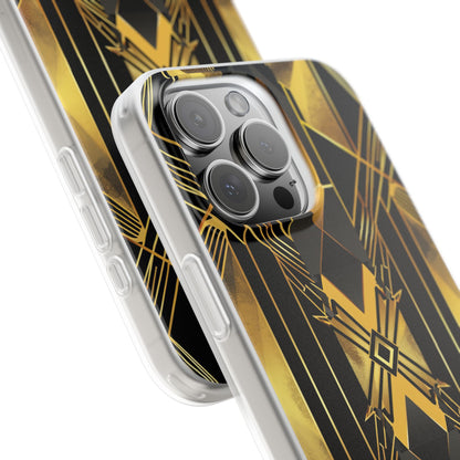 Golden Diamond Radiance iPhone 16 Pro Max Case - Soft