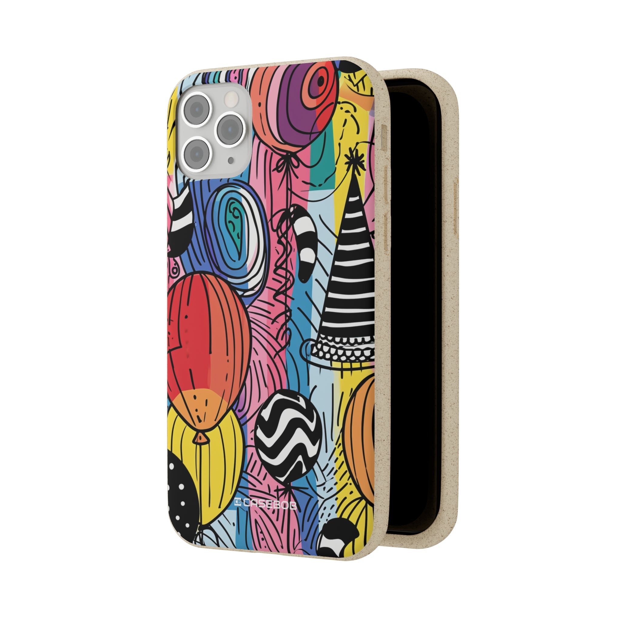 Vibrant Party Whimsy | Biodegradable Phone Case