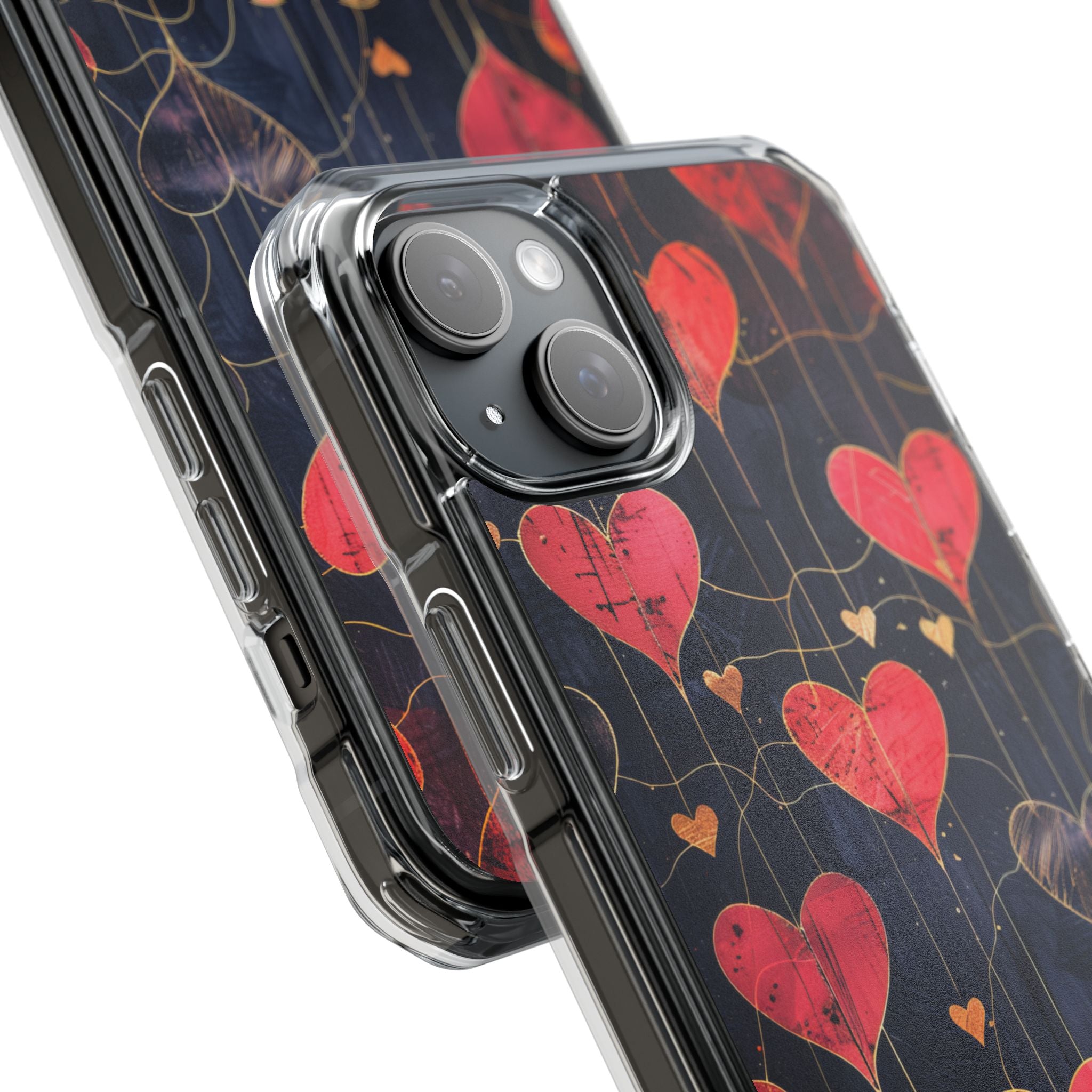 Golden Hearts Network iPhone 15 Plus Case - Impact