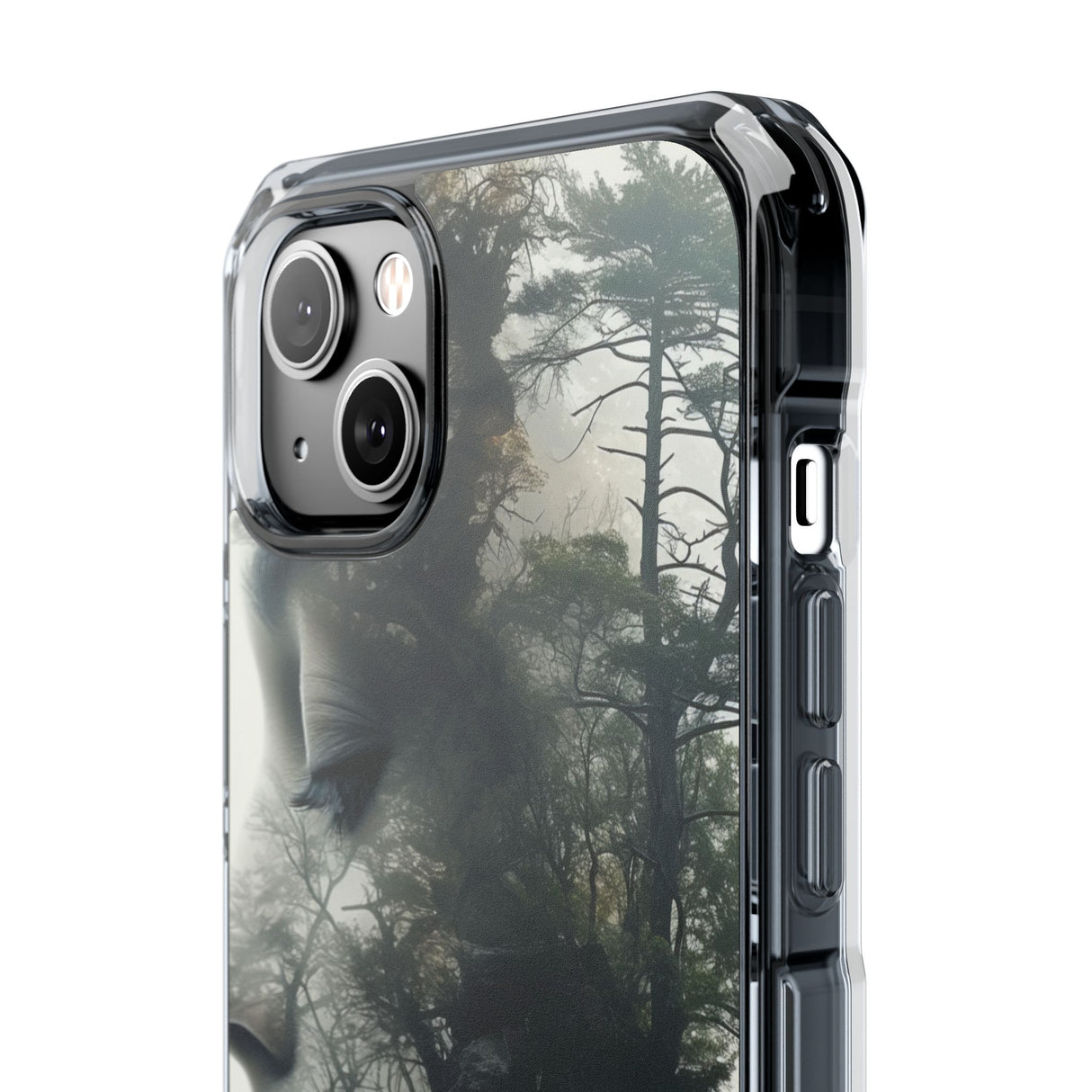 Serene Symbiosis - Phone Case for iPhone (Clear Impact - Magnetic)