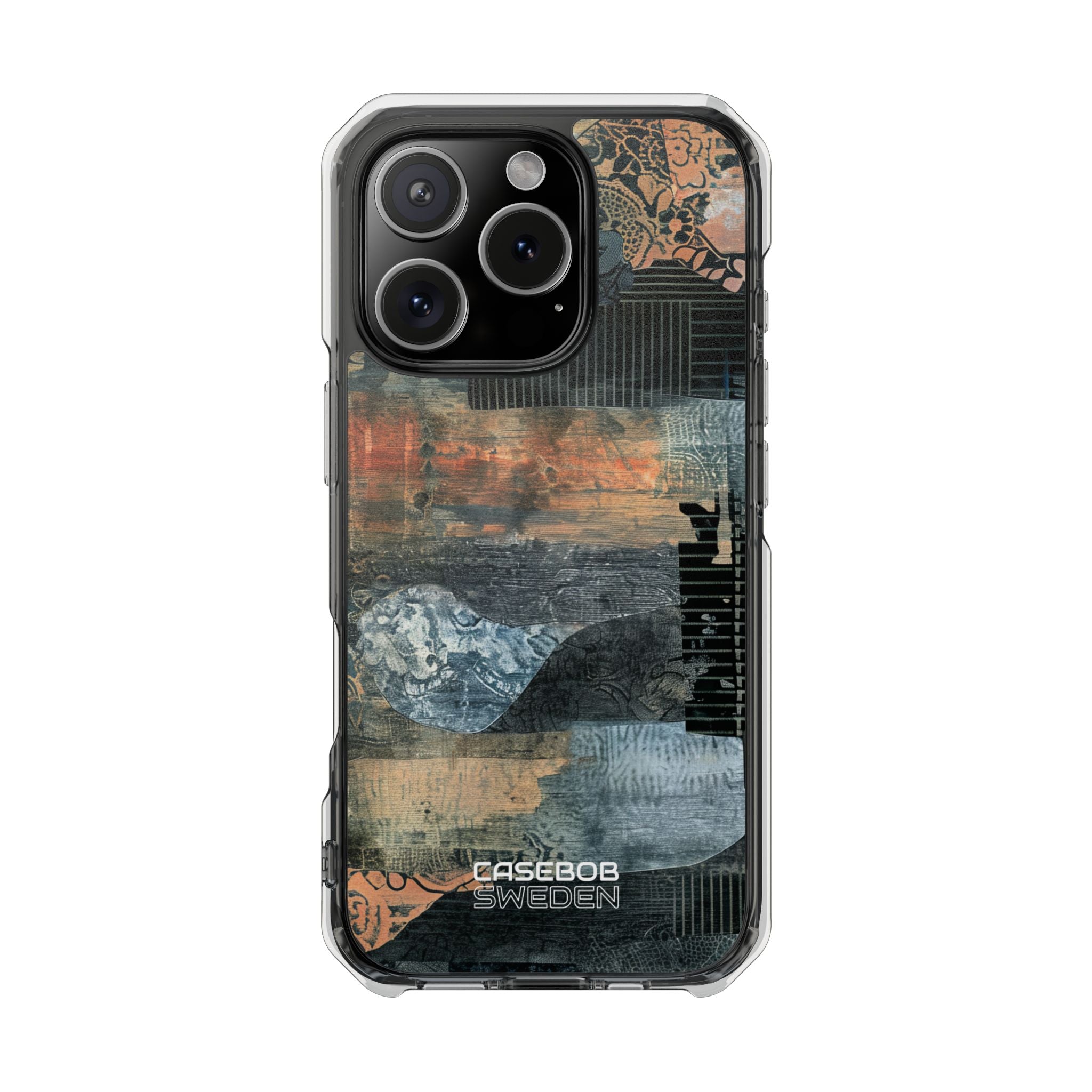 Rust Bloom Tangle iPhone 16 - Impact Clear+