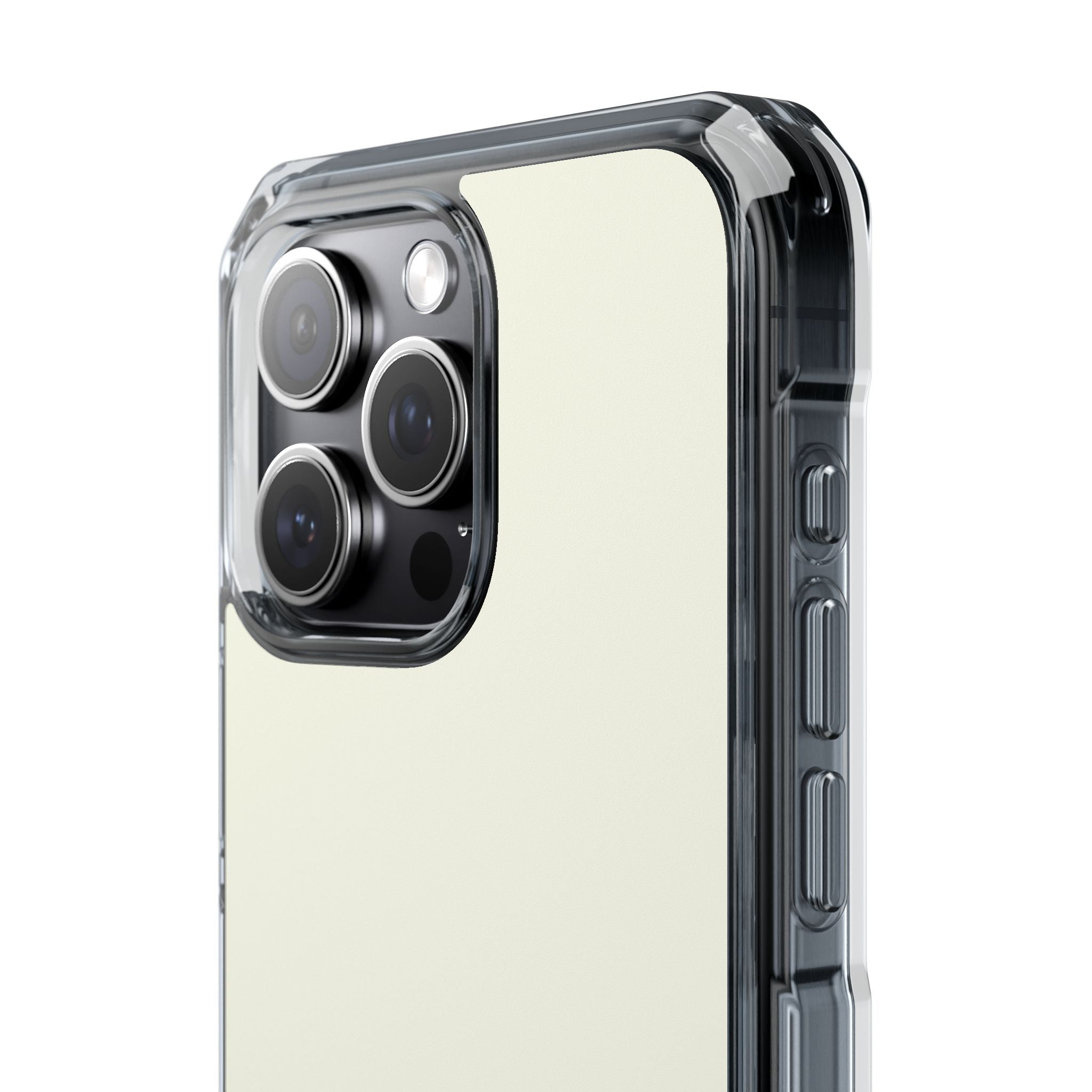 Ivory White - Clear Impact iPhone 15 Phone Case