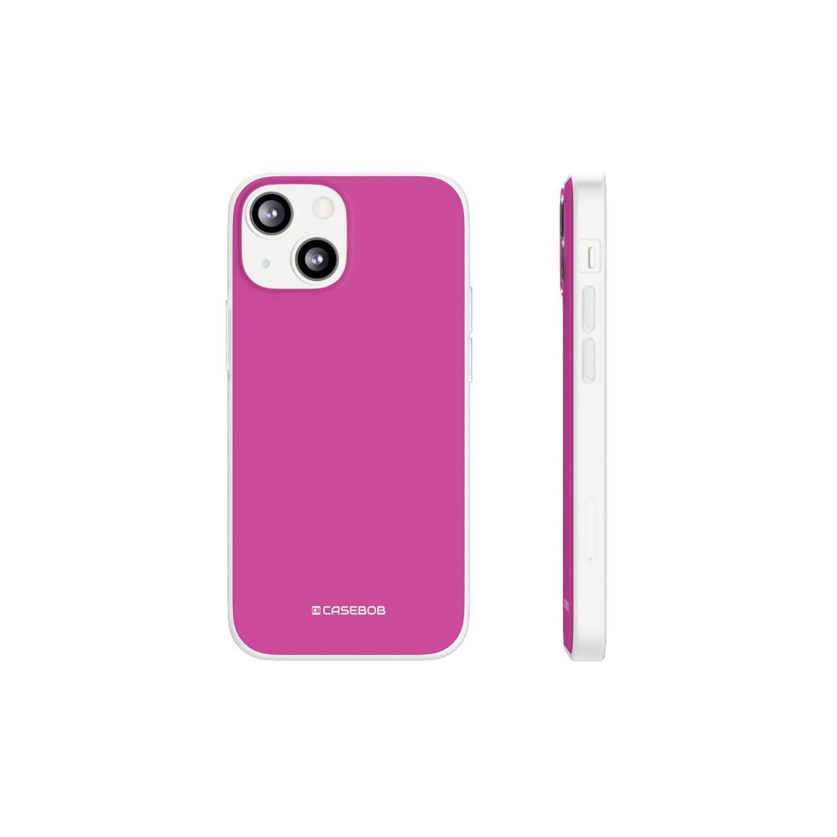 Hot Magenta | Handyhülle für iPhone (Flexible Hülle)